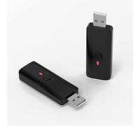 Dpofirs Controlador de Interruptores de Adaptador Bluetooth, Controlador Inalámbrico USB Controlador Converter Es Compatible (BLACK)