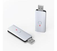 Dpofirs Controlador de Interruptores de Adaptador Bluetooth, Controlador Inalámbrico USB Controlador Converter Es Compatible (WHITE)