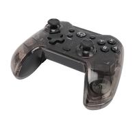 Dpofirs Controlador de Juego Inalámbrico RGB para Lite OLED, Batería de Larga Duración, Controlador de Vibración Dual para Entusiastas de los Juegos (Negro Transparente)