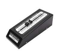 Dpofirs Controlador de Volumen Pasivo, Ajustador de Nivel de Sonido Estéreo de 6,35 Mm para Monitor for Grabación Mezclador Altavoz