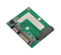 Dpofirs Convertidor Adaptador MSATA SSD a SATA de 2,5 Pulgadas, Adaptador MSATA a SATA para Bahía de 2,5 Pulgadas 6,0 Gbps Mini Pcie SSD Tarjeta Convertidora SATA3 Tarjeta Adaptadora
