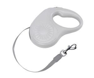 Dpofirs Correa para Pasear para Perros Cómodo Retráctil Materiales de Primera Calidad Conveniente y Portátil para Dueños de Perros 6.89x1.65x4.53in (Grey)