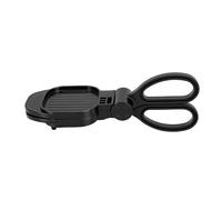Dpofirs Cortador de Plátano y Fresa, Cuchillas de Acero Inoxidable ABS, Herramienta para Cortar Frutas para Chefs Expertos, Huevo, Kiwi, Salchichas, Pepinos, Setas (BLACK)