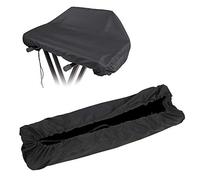 Dpofirs Cubierta para Teclado de Piano, Cubierta Antipolvo para Teclado de Piano Digital， Cubierta Impermeable a Prueba de Polvo Tela Interna Suave para Teclado de Piano mus(88 Teclas Negras)