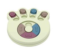 Dpofirs Cuenco de Alimentación Lenta para Perros, Diseño de Lamida de Huellas, Cuenco de Comida para Mascotas con Base Antideslizante para Perros y Gatos, Enriquecimiento a la Hora de Comer