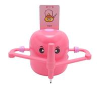 Dpofirs Dibujo de Robot para Niños con 100 Tarjetas de Aprendizaje y 2 Bolígrafos, Máquina de Pintura de Arte Inteligente Educativa, Orientación para el Aprendizaje Temprano, 2400 MAh (Rosa roja)