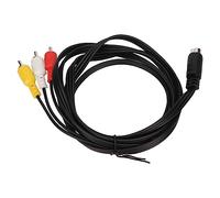 Dpofirs DIN High -Precision con 3 Cables con Luces de Cable -Adaptador de Video Marcado para el de TV de 5.9 DIN con 3 Hombres para Faros Delanteros