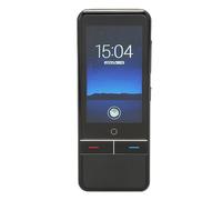 Dpofirs Dispositivo de Traducción de Voz, Traducción de Voz Inteligente con IA para Aprendizaje en Reuniones de Viaje, Traductor de Pantalla Metálica de 3,0 Pulgadas para Más de 100 Países, (Black)