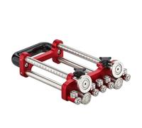 Dpofirs Dobladora Ligera con Rodillo de Chapa de 2 Estaciones para Doblar de Forma Controlada 0-100° Herramienta para Techos de Metal para Expertos 7 Mm-180 Mm