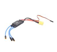 Dpofirs ESC sin Escobillas 30A, Controlador Electrónico de Velocidad con Enchufe XT60 y Salida BEC de 1,5 A 5 V, para RC Drone Helicóptero FPV Racing Car