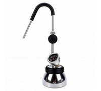 Dpofirs Espumador de Leche de de Acero Inoxidable, Máquina de Espuma de Agua de con Boquilla de 3 Orificios y Manómetro, para Estufa de Gas con Placa de Inducción de té con Leche Capuchino