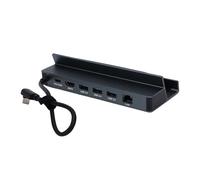 Dpofirs Estación de Acoplamiento Steam Deck Dock 6 en 1, Salida 4K 60Hz, Carga Rápida PD de 100W, USB3.0, HDMI, RJ45, para ROG Ally, para Legion Go
