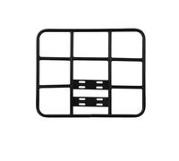 Dpofirs Estante Resistente para Cajas de Alimentos, Tubo de Acero Resistente, Carga de 80kg para Bicicleta Eléctrica de Motocicleta (Tipo 2 53/43)