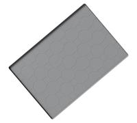 Dpofirs Estera para Residuos de Gato, Impermeable, de Silicona, Tamaño Grande, Estera para Atrapar para el Hogar, Caja de para Gatos (38 Pulgadas * 26 Pulgadas)