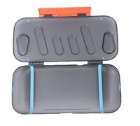 Dpofirs Estuche Protector Delgado para 2 Estuche Rígido para Consola a Prueba de Golpes para Viajeros, Viajeros y Asistentes a Ferias Comerciales (Orange)