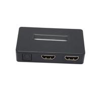 Dpofirs Extractor de de Interfaz Multimedia HD, Adaptador de a SPDIF de 3,5 Mm con Paso de Video de 1080p, Modo de Sonido de 5.1 Canales 2.0 Canales Compatible con para TV PC Portátil