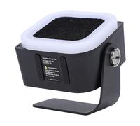 Dpofirs Extractor de Humos de Escritorio 3 en 1 con Control de 3 Velocidades, Ventilador de Escape de Humos de Soldadura Recargable Portátil con Luz de Curado LED y Filtro de Carbón Activado para