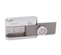 Dpofirs Fidget Slider Push Slider Fidget Clicker Fidget Toys, TDAH en Forma de Cámara Push Slider Toy Adulto Metal Press Click Ansiedad Stress Relief Slider Toy para Oficina