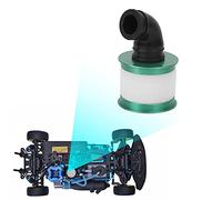 Dpofirs Filtro de Aire RC, Repuesto de Limpiador de Aire RC de Alto Rendimiento, con Protección de 360 grados y Ajuste Universal, para Modelos de Coche HSP 94122 94188 1/10 (GREEN)