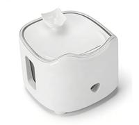 Dpofirs Fuente de Agua para Gatos, Bebedero Automático, Cuenco de Agua de Circulación Silenciosa, Dispensador Interior para Mascotas, con Energía Solar