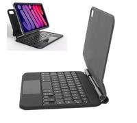 Dpofirs Funda con Teclado Magnético para OS Tablet Mini 6 2021 8.3, Cubierta de Teclado Bluetooth Desmontable con Teclas de Interruptor de Tijera Retroiluminadas, Trackpad Múltiple