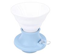 Dpofirs Gotero de café de Cerámica para Verter, Gotero de Inmersión a Prueba de Calor para Manual, Tamaño Compacto y Portátil para Uso Doméstico y de Oficina (BLUE)