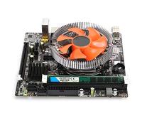 Dpofirs I5 Desktop B75 Motherboard Set, DDR3 4G Memory Dual-USB 3.0 SATA3 Mainboard para Core II y III, Compatible con DDR3 1600/1333/1066 MHz, Tarjeta de Red RTL8105E 100M Integrada