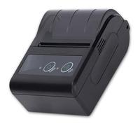 Dpofirs Impresora Térmica Portátil BT 4.0, 50 a 80 Mm/s Impresora Térmica Directa con Papel Térmico Micro USB para la Gestión de Boletos de Taxi Recibo de Tarifas Impresión de Pedidos