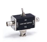 Dpofirs Interruptor Coaxial de 2 Posiciones para Radio de Corta IC-705, con Conector BNC, Frecuencia 1-30MHz
