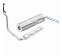 Dpofirs Juego de Herramientas de Paleta de Burbujas de Fibra de Vidrio, Kit de Rodillo Laminador de Aleación de Aluminio de 3 Piezas con Borde de Diente de Sierra para Trabajos de Resina de Molde FRP
