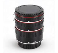 Dpofirs Juego de Tubos de Extensión Macro, Anillos Adaptadores de Lentes Macro con Montura EF EF-S, Control de Apertura y Enfoque Automático, con Tres Tubos de Extensión de 13 Mm, 21 Mm y 31, para