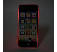 Dpofirs Juguete Educativo, Juguete Musical de Dibujos Animados, Teléfono, de Cumpleaños para Niños a Partir de 18 Meses, Hecho de Plástico Negro (Black)