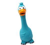 Dpofirs Juguete Interactivo para Perros con Sonido Al Estrujar, Juguete de Pollo Resistente a Mordeduras, para Aliviar el Estrés para Perros de Todos los Tamaños, Material de Látex (Blue)