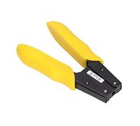 Dpofirs Kit de Herramientas de Fibra óptica, Pelacables de Fibra óptica Herramienta de Corte de Alicates de Pelado de Cables Ergonómico Multifuncional (2,1 * 1,6)