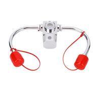 Dpofirs Kit de Lavado de Ojos de Emergencia Montado en Grifo, Flujo de Agua Ajustable Giratorio de 360 grados para Laboratorio, Fábrica, Cocina, Lavadero, Latón, 3 Adaptadores