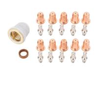Dpofirs Kit de Puntas de Boquillas para Soplete para el Corte por, Copas de Electrodos Duraderas para Fabricación de Metales y PT-60 Automotriz IPT-40