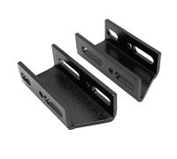 Dpofirs Kit de Soporte de Caída de Barra Estabilizadora Delantera, Reemplazo Negro de Alta Resistencia para Camioneta C10 K10 C20 K20 1967-1987 4WD, con 2 Soportes y Accesorios de Instalación, para