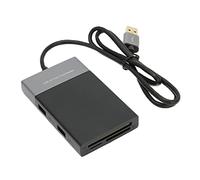 Dpofirs Lector De Tarjetas Multifunción 6 En 1, 2 * USB3.0 + Ranura para Tarjeta XQD + Ranura para Tarjeta De Almacenamiento + Ranura para Tarjeta De Memoria + Ranura para Tarjeta CF, DC