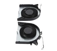 Dpofirs Legion Y540P Y545 Y7000P Reemplazo de Computadora Portátil 2PCS CPU GPU Ventiladores de Enfriamiento Aleación de Aluminio ABS Silencioso Fácil Instalación para Programadores (4 Pines)