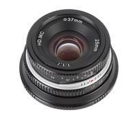 Dpofirs Lente de Cámara Manual Clásica de 25 Mm F1.7 para NEX F3K NEX 5R A7S A9, Apertura Grande, Fotografía de la Calle Daily (Black)