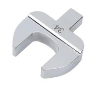 Dpofirs Llave de Pata de Gallo de Extremo Abierto, Cromada Completamente Pulida y Duradera, Repuesto de Llave de Pata de Gallo de 14 X 18 Mm para Tareas Eficientes (34mm)