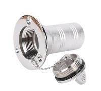 Dpofirs Llenador de Cubierta de para Barcos, Relleno de Cubierta de 1,5 Pulgadas y 38 Mm con Tapa de Bloqueo sin Llave y Acero Inoxidable, para Barcos Marinos, Yates, Autocaravanas, Camiones Tractores