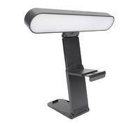 Dpofirs Luz de Transmisión LED con Color de Brillo Remoto, Ajustable, Barra de Luz de Relleno Rotativo, para Monitor de Computadora, Videollamadas, Reuniones, Selfies, Grabación de Video