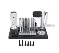 Dpofirs Máquina para Hacer Anillos de Salto Manual, Máquina para Hacer Joyas de Acero Inoxidable con 20 Mandriles de 2,5 a 12 Mm para Manualidades de Envoltura de Alambre