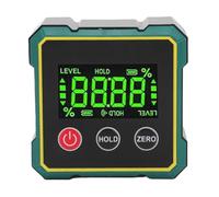 Dpofirs Medidor de ángulo Digital Herramienta de Buscador de ángulo de Nivel Electrónico con Bloqueo de Datos para Carpintería, Diseño Portátil Compacto para Ingeniería Construcción ABS, 1 Buscador