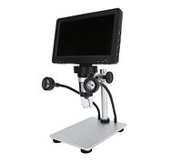 Dpofirs Microscopio Combinado, Microscopio de Video HD de 1200X para Reparación de Teléfonos Móviles, Prueba Textil, Reconocimiento de Divisas