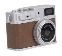 Dpofirs Mini Cámara Llavero, Cámara Digital Retro 1080P FHD, Pequeñas Cámaras Portátiles Pequeñas, Grabadora de Video Micro Compacta Vintage para Grabación de Estudios de Viajes (Brown)