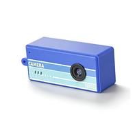 Dpofirs Mini Cámara Llavero, Cámaras Digitales Retro de Vídeo HD 1080P de 12 MB, Cámara Pequeña Portátil con Pantalla de 0,96 Pulgadas para Grabación de Estudios de Viajes, Gran Angular (Blue)