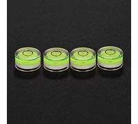 Dpofirs Mini Herramienta Portátil de Medición de Nivel de Burbuja para Fonógrafo, Tocadiscos, Cabezal, Líquido Transparente Fácil de Usar para Audiófilos, Paquete de 4