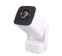 Dpofirs Mini Projector con WiFi y Bluetooth, Soporte 4K 1080P 200ANSI, Projector Portátil Giratorio 210, de Video con Pantalla de 25-150" para Computadora Portátil (EU)